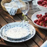 IKEA SILVERSIDA (ИКЕА СИЛВЕРСИДА) — - Тарелка, узорчатая/синяя, 26 см — фото 2