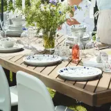 IKEA SILVERSIDA (ИКЕА СИЛВЕРСИДА) — - Тарелка, узорчатая/синяя, 26 см — фото 5