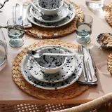 IKEA SILVERSIDA (ИКЕА СИЛВЕРСИДА) — - Миска, узорчатая/синяя, 14 см — фото 2