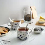 IKEA SILVERSIDA (ИКЕА СИЛВЕРСИДА) — - Кружка, узор/синяя, 400 мл — фото 2