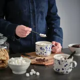IKEA SILVERSIDA (ИКЕА СИЛВЕРСИДА) — - Кружка, узор/синяя, 400 мл — фото 4