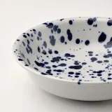 IKEA SILVERSIDA (ИКЕА СИЛВЕРСИДА) — - Тарелка глубокая, узорчатая/синяя, 19 см — фото 3