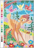 Раскраска по номерам Coloriages mystres Disney - официальное польское издание. Животные. Дисней — фото 2