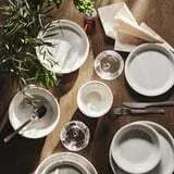 IKEA DAGGASTER (ИКЕА ДАГГАСТЕР) — (ИКЕА)Тарелка глубокая, горошек/светло-бежевый, 19 см — фото 4