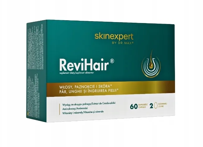 REVIHAIR Dr.Max кожа волосы ногти витамины 60 капсул