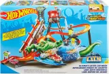 Mattel Hot Wheels City FTB67 Мега Автомойка Трасса "Атака крокодила" — фото 1