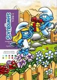 Hachette раскраска по номерам Coloriages au numéro -Раскраски-Schtroumpfs Tome 2 — фото 1