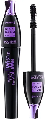 Bourjois Twist Up The Volume - Тушь для ресниц, увеличивающая объем с щеточкой 2 в 1, 8 мл