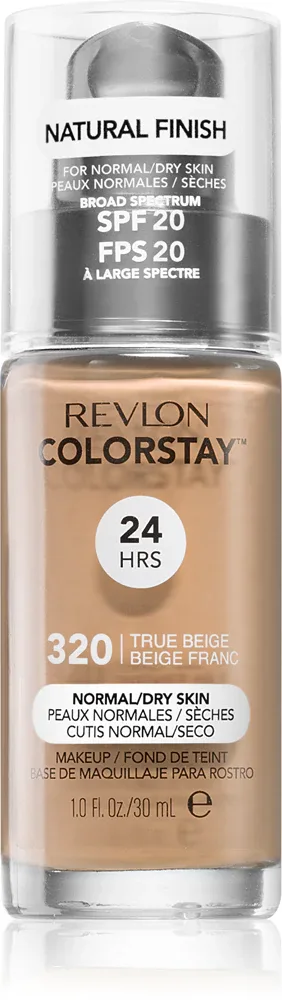 Revlon Cosmetics ColorStay - Тональная основа для нормальной и сухой кожи, 30 мл, оттенок 320 True Beige