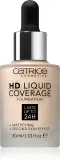 Catrice HD Liquid Coverage - Тональная основа, 30 мл, оттенок 005 Ivory Beige — фото 1