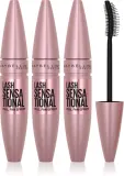 MAYBELLINE NEW YORK Lash Sensational - Тушь для ресниц, удлиняющая и утолщающая, оттенок 01 - Very Black 3 мл — фото 1