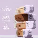 MAYBELLINE NEW YORK SuperStay Lumi-Matte - Легкое тональное основание для долговременного эффекта, 35 мл, оттенок 327 — фото 6