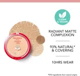 Bourjois Healthy Mix - Пудра матирующая, придающая коже сияющий вид оттенок 04 Golden Beige, 10 g — фото 4