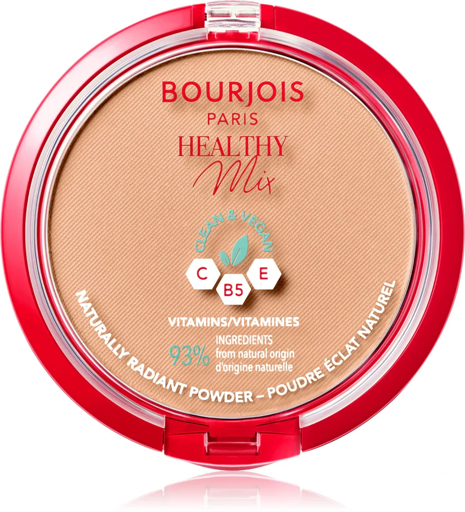 Bourjois Healthy Mix - Пудра матирующая, придающая коже сияющий вид, 10 г, оттенок 05 Sand