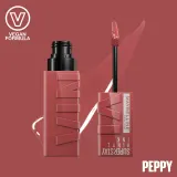 MAYBELLINE NEW YORK SuperStay Vinyl Ink - Долговременная помада в жидкой форме 115 PEPPY, 4 ml — фото 2