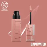 MAYBELLINE NEW YORK SuperStay Vinyl Ink - Долговременная помада в жидкой форме 95 CAPTIVATED, 4 ml — фото 2