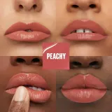 MAYBELLINE NEW YORK SuperStay Vinyl Ink - Долговременная помада в жидкой форме 15 PEACHY, 4 ml — фото 3