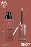 MAYBELLINE NEW YORK SuperStay Vinyl Ink - Долговременная помада в жидкой форме 120 Punchy, 4 ml — фото 2