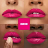 MAYBELLINE NEW YORK SuperStay Vinyl Ink - Долговременная помада в жидкой форме 150 STRIKING, 4 ml — фото 4
