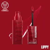 MAYBELLINE NEW YORK SuperStay Vinyl Ink - Долговременная помада в жидкой форме 10 LIPPY, 4 ml — фото 2