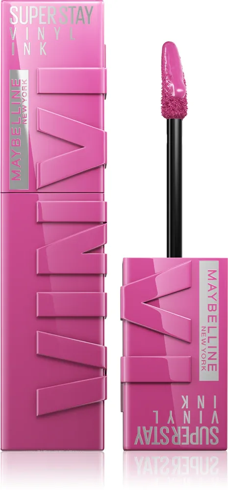 MAYBELLINE NEW YORK SuperStay Vinyl Ink - Долговременная помада в жидкой форме 35 CHEEKY, 4 мл, оттенок 165 EDGY