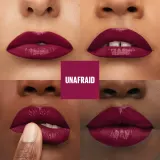 MAYBELLINE NEW YORK SuperStay Vinyl Ink - Долговременная помада в жидкой форме 35 CHEEKY, 4 мл, оттенок 170 UNAFRAID — фото 4