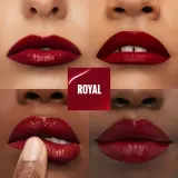 MAYBELLINE NEW YORK SuperStay Vinyl Ink - Долговременная помада в жидкой форме 35 CHEEKY, 4 мл, оттенок 55 ROYAL — фото 3