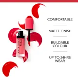 Bourjois Rouge Edition Velvet - Помада для губ с матовым покрытием, 7 мл, оттенок 07 Nude-Ist — фото 4