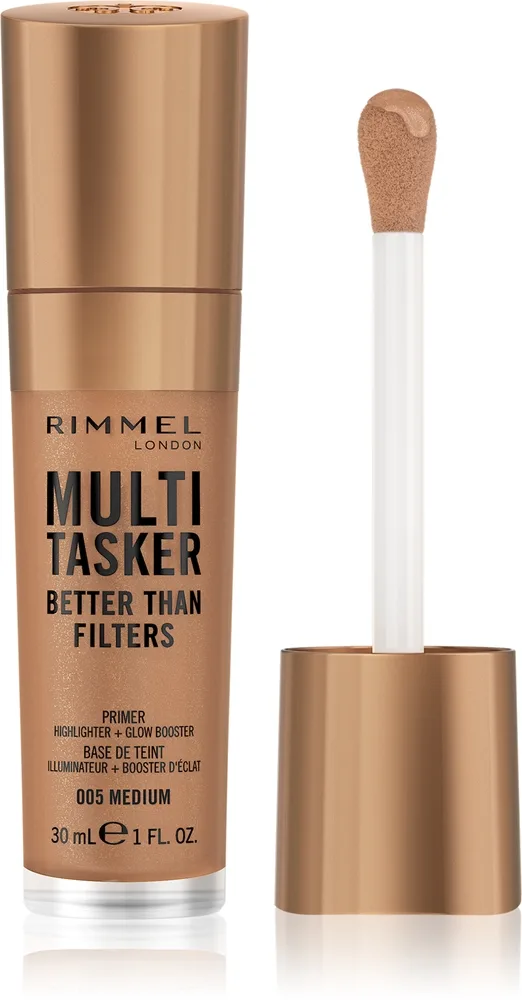 Rimmel Multi-Tasker Better Than Filters - Разглаживающая база для выравнивания тона кожи оттенок 005 Medium, 30 ml