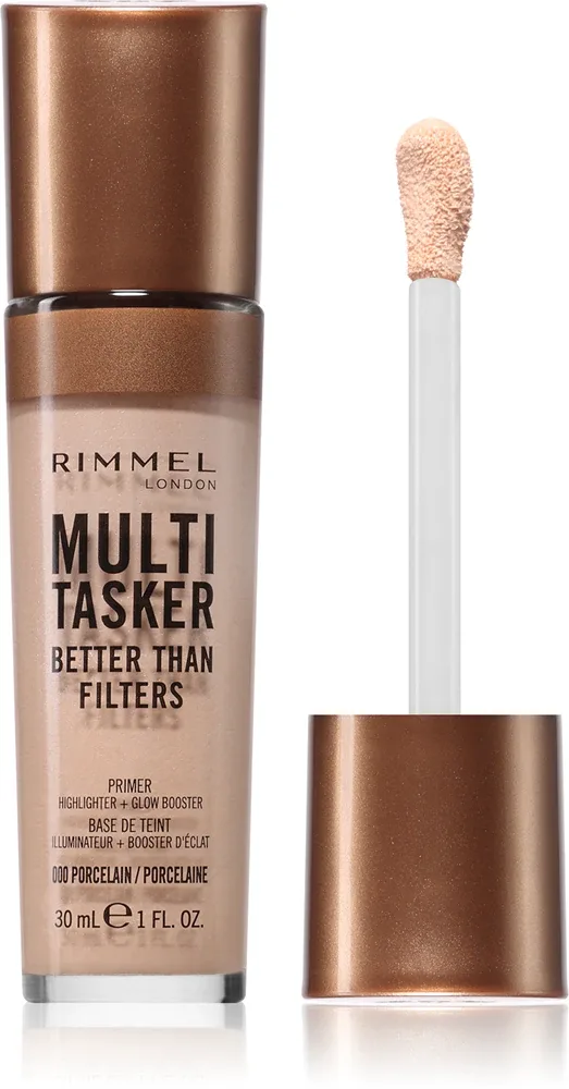 Rimmel Multi-Tasker Better Than Filters - Разглаживающая база для выравнивания тона кожи, 30 мл, оттенок 000 Porcelain