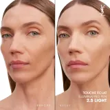 Yves Saint Laurent Touche Éclat Radiant Touch - Розовый корректор для всех типов кожи оттенок 2,5 Vanilla Lumière / Luminous Vanilla, 2 ml — фото 8