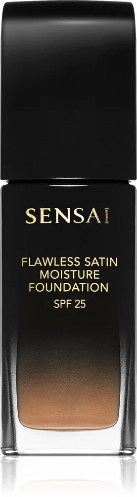Sensai Flawless Satin Moisture Foundation - Тональный флюид SPF 25, 30 мл, оттенок 206 Brown Beige