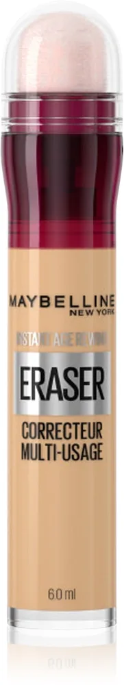MAYBELLINE NEW YORK Instant Anti Age Eraser - Корректор в жидкой текстуре с аппликатором в виде губки оттенок 07 Sand, 6 ml