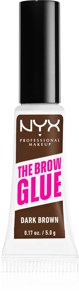 NYX Professional Makeup The Brow Glue - Гель для бровей оттенок 04 Dark Brown, 5 g