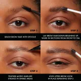 NYX Professional Makeup The Brow Glue - Гель для бровей оттенок 04 Dark Brown, 5 g — фото 6