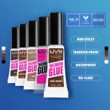 NYX Professional Makeup The Brow Glue - Гель для бровей оттенок 05 Black, 5 g — фото 5