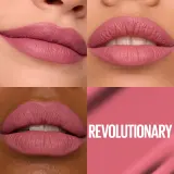 MAYBELLINE NEW YORK SuperStay Matte Ink - Матовая жидкая помада для долговременного эффекта оттенок 180 Revolutionary, 5 ml — фото 8