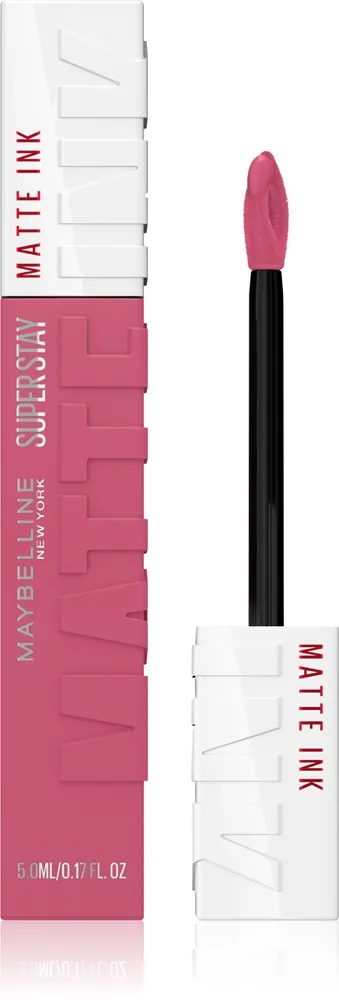 MAYBELLINE NEW YORK SuperStay Matte Ink - Матовая жидкая помада для долговременного эффекта оттенок 15 Lover, 5 ml
