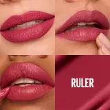 MAYBELLINE NEW YORK SuperStay Matte Ink - Матовая жидкая помада для долговременного эффекта оттенок 80 Ruler, 5 ml — фото 8