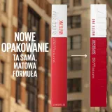 MAYBELLINE NEW YORK SuperStay Matte Ink - Матовая жидкая помада для долговременного эффекта, 5 мл, оттенок 65 Seductress — фото 6