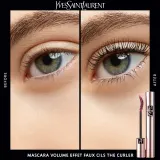 Yves Saint Laurent Mascara Volume Effet Faux Cils The Curler - Тушь для ресниц, увеличивающая объем, удлиняющая и подкручивающая оттенок 1 Noir Insoumis / Rebellious Black, 6 ml — фото 2