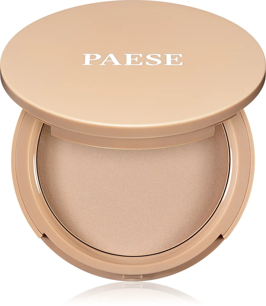 Paese Glowing - Пудра для лица с эффектом выравнивания тона - puder rozjasniajacy o dzialaniu wygladzajacym оттенок 12 Natural Beige, 10 g