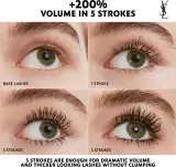 Yves Saint Laurent Lash Clash Waterproof - Водостойкая тушь для объема ресниц для женщин Black, 8 ml — фото 4