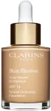 Clarins Skin Illusion Natural Hydrating Foundation - Розовое освещение увлажняющий тональный крем SPF 15 оттенок 106N Vanilla, 30 ml — фото 1