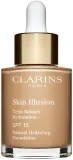 Clarins Skin Illusion Natural Hydrating Foundation - Розовое освещение увлажняющий тональный крем SPF 15 оттенок 111N Auburn, 30 ml — фото 1