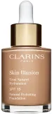 Clarins Skin Illusion Natural Hydrating Foundation - Розовое освещение увлажняющий тональный крем SPF 15 оттенок 112C Amber, 30 ml — фото 1