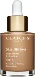 Clarins Skin Illusion Natural Hydrating Foundation - Розовое освещение увлажняющий тональный крем SPF 15 оттенок 114N Cappuccino, 30 ml — фото 1