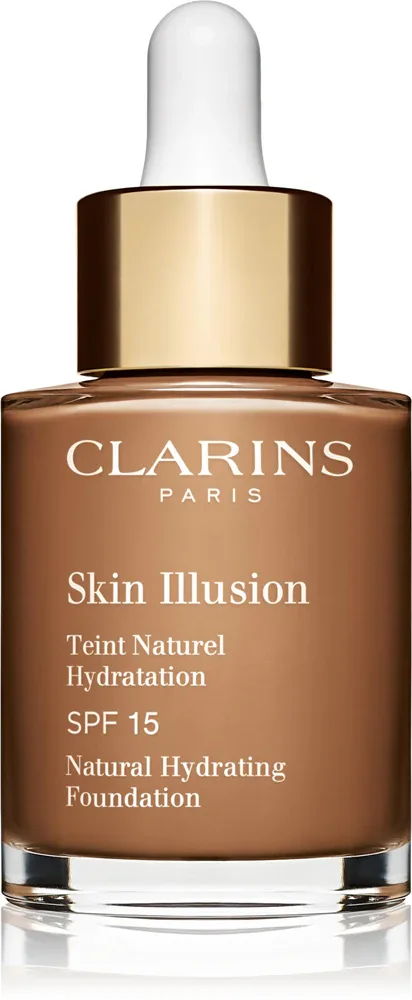 Clarins Skin Illusion Natural Hydrating Foundation - Розовое освещение увлажняющий тональный крем SPF 15, 30 мл, оттенок 115