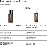 Clinique Even Better Makeup SPF 15 Evens and Corrects - Тональная основа с SPF 15, 30 мл, оттенок WN 114 Golden — фото 5