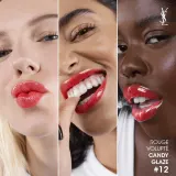 Yves Saint Laurent Loveshine Candy Glaze - Увлажняющий блеск для губ для женщин 12 Coral Excitement, 3 g — фото 4
